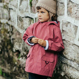 Chubasquero chaqueta Euri Frambuesa W10254