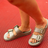 Sandalias Habana Metal Verde S10345