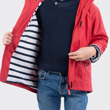 Chubasquero chaqueta Euri Rojo W10254
