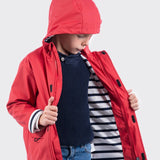Chubasquero chaqueta Euri Rojo W10254