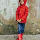 Chubasquero chaqueta Euri Rojo W10254