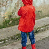 Chubasquero chaqueta Euri Rojo W10254