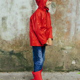 Chubasquero chaqueta Euri Rojo W10254