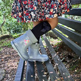 Bota de agua Bimbi Unicornio Glitter Plata W10339