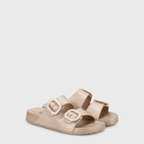 Sandalias Habana Metal Platino S10345