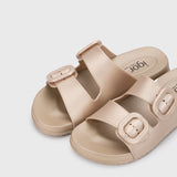 Sandalias Habana Metal Platino S10345