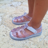 Sandalia Star Glitter Transparente S10265