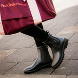 Bota de agua Chloe Engomado Negro W10300