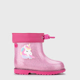 Bota de agua Bimbi Unicornio Glitter Fucsia W10339