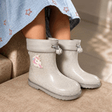 Bota de agua Bimbi Unicornio Glitter Plata W10339