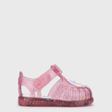 Sandalias Tobby Unicornio Transparente Fucsia Glitter  S10341