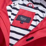 Chubasquero chaqueta Euri Rojo W10254